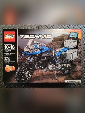 LEGO TECHNIC 42063 BMW R 1200GS Adventure, New &  Factory Sealed, Retired & Rare